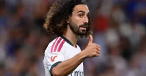 Video: The Bernabéu erupts in celebration of Cucurella, and a special gesture towards Oyarzabal - Goal.com