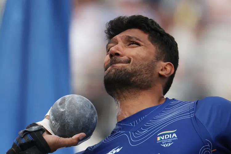 Tejaswin Shankar remains firmly in medal contention in men's decathlon. (Reuters Photo)