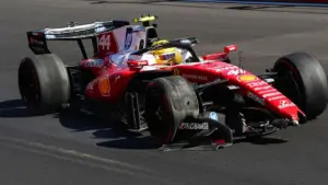 Antonelli fastest as Hamilton and Bearman crash in FP3